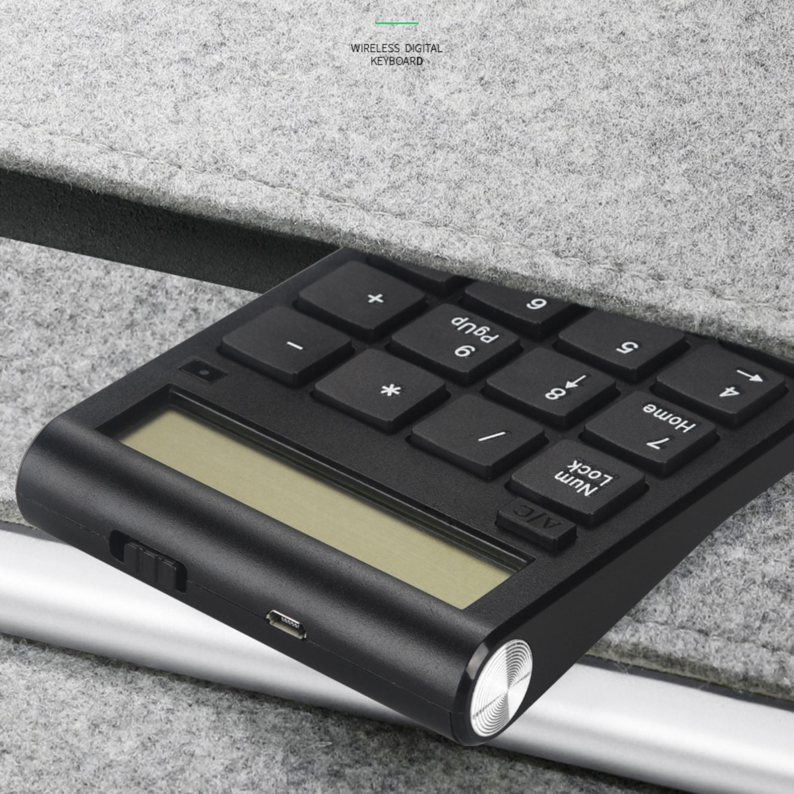 Wireless Number Pad Accessories Portable Mini 2.4G for Notebook Laptop PC