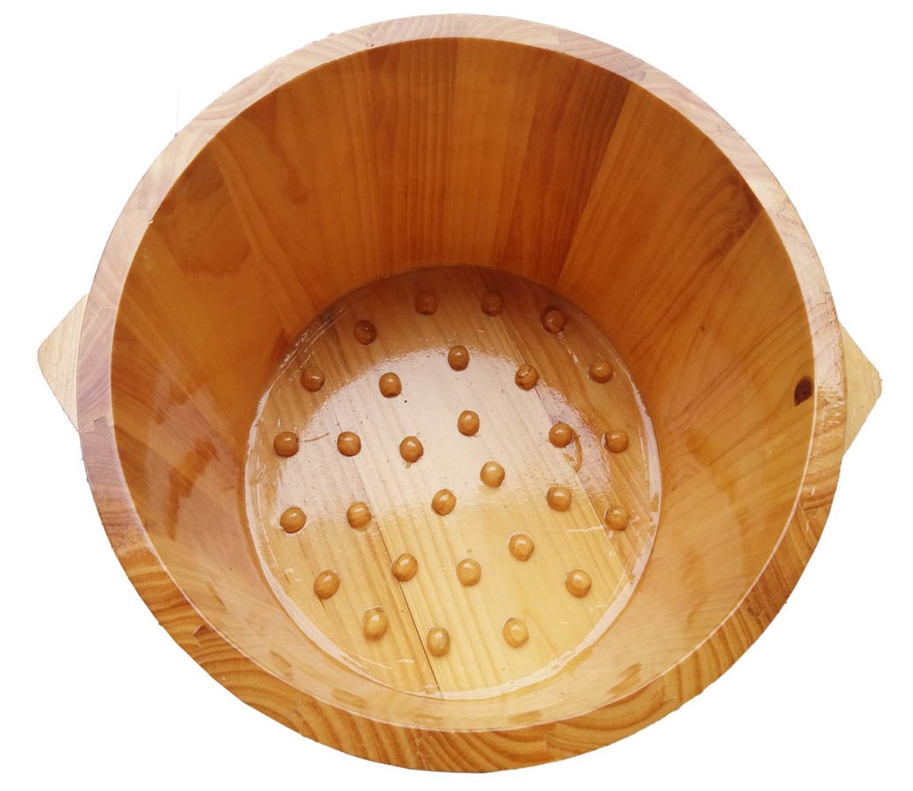 Bồn Ngâm Chân Gỗ Thư Giãn