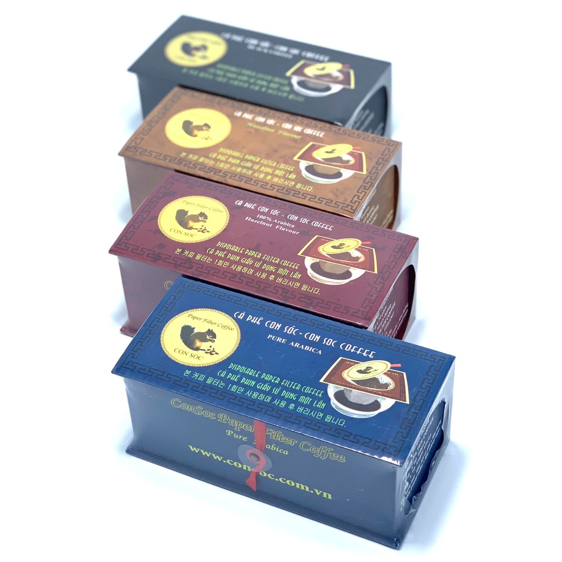 Cà phê phin lọc giấy Con Sóc