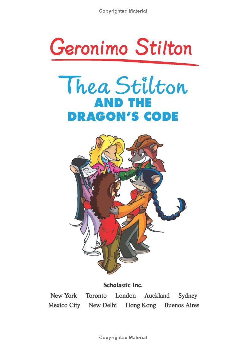 Sách ngoại văn: Thea Stilton And The Dragon's Code: A Geronimo Stilton Adventure (Geronimo Stilton: Thea Stilton)