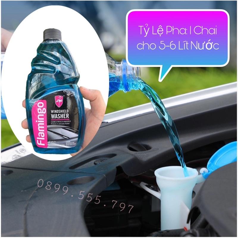 Dung dịch nước rửa kính lái ô tô xe hơi chuyên dụng Flamingo F352
