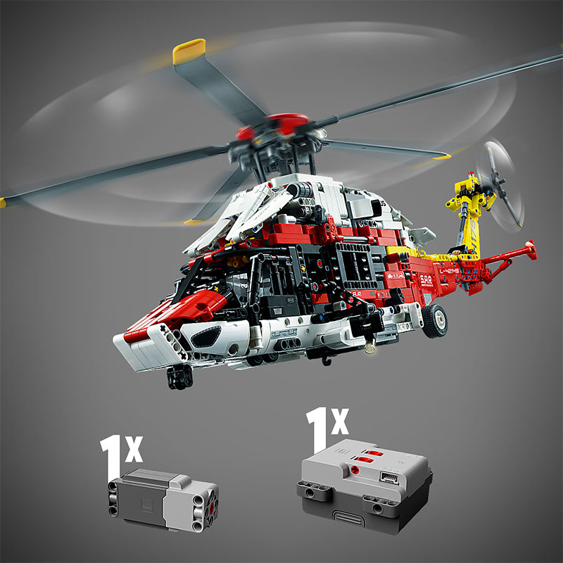 Đồ Chơi LEGO TECHNIC Trực Thăng Cứu Hộ Airbus H175 42145 (2001 chi tiết)