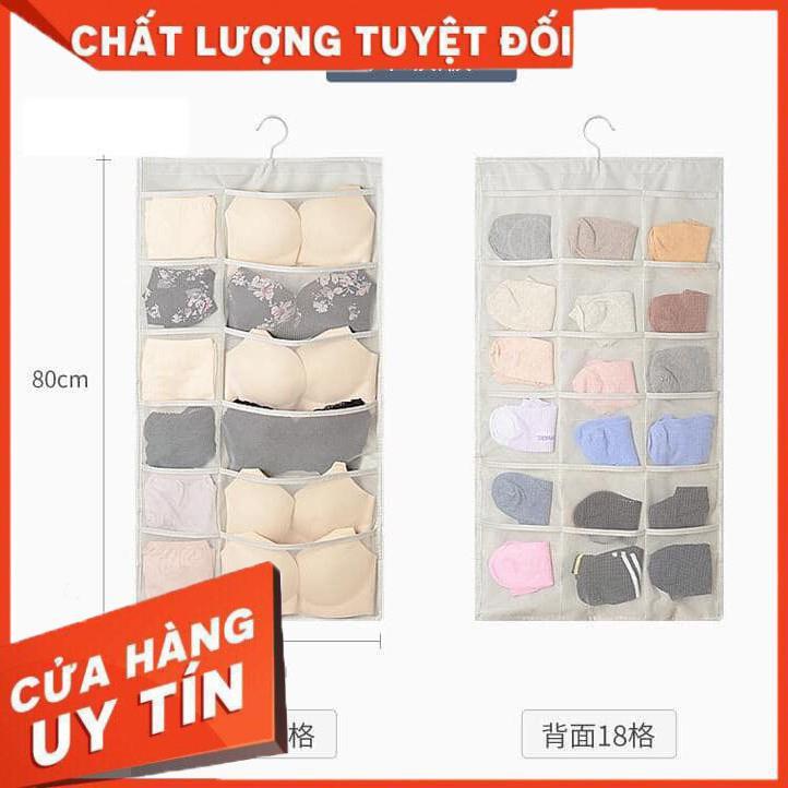 Túi treo 18 ô đựng đồ lót đa năng