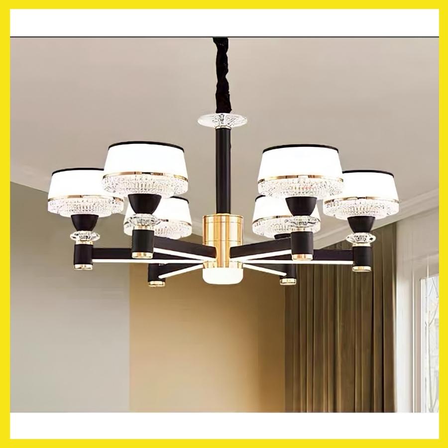 Đèn trần phong cách Châu Âu hiện đại với 8 bóng led DTLA004