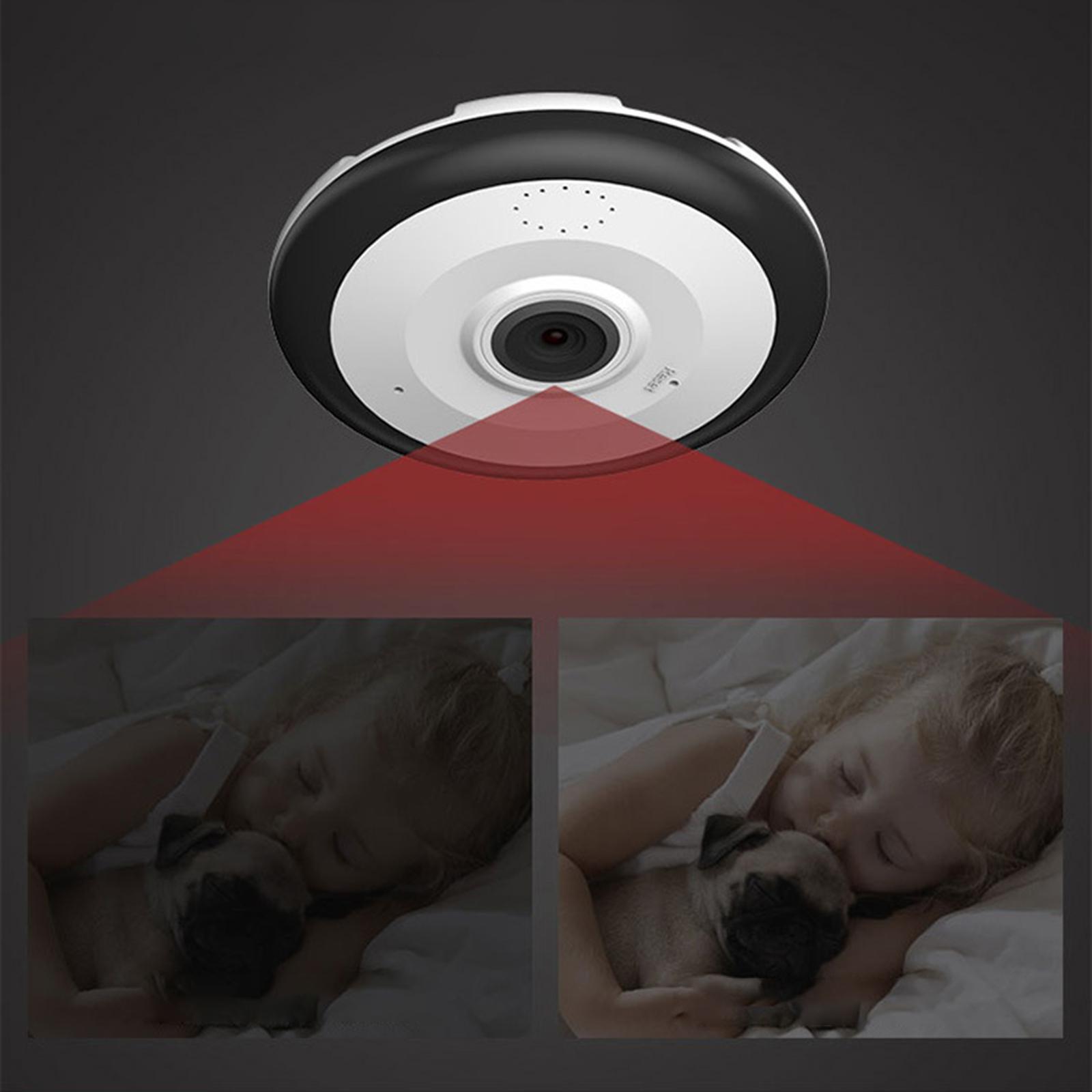Wireless Cameras Fisheyes Lens 360 Panoramic Mini cam for Indoor Nanny