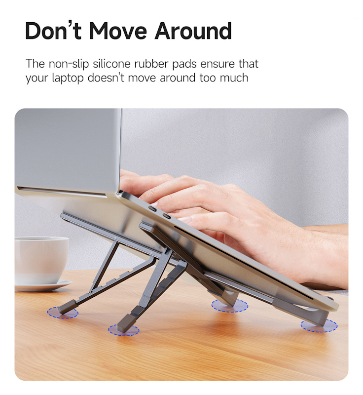 Giá Đỡ cho Laptop DuxDucis X-Shape Folding Laptop Stand - Hàng Nhập Khẩu