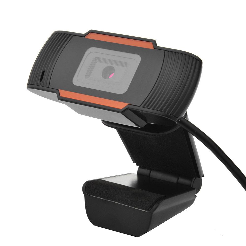 Webcam 480p HD Web Camera Plug and Play với Micrô gắn liền để ghi âm cuộc họp trực tuyến