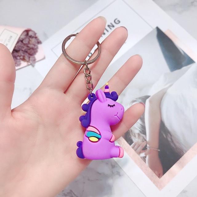 Móc Khoá Cute Hình Kì Lân Cầu Vồng