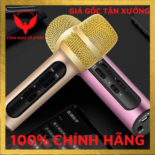 Micro livestream thu âm C11, hát karaoke, kết nối 2 điện thoại cùng lúc, tặng tai nghe thông minh cao cấp.