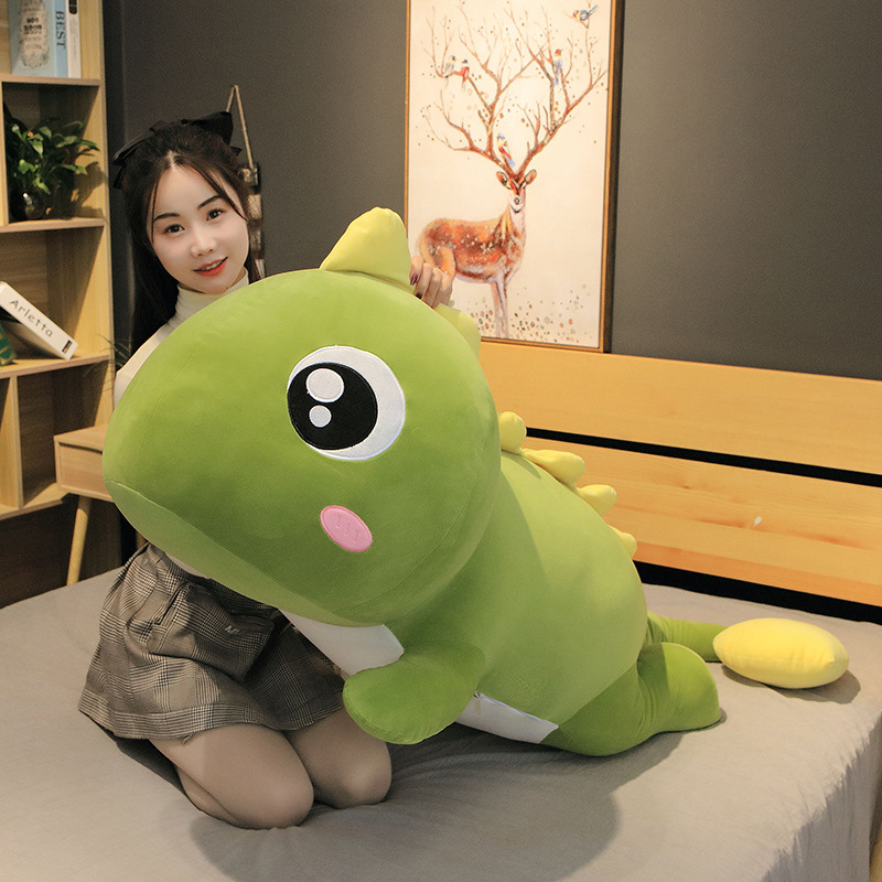 Gấu bông ICHIGO khủng long mắt lồi hot hit vải nhung co dãn 4 chiều