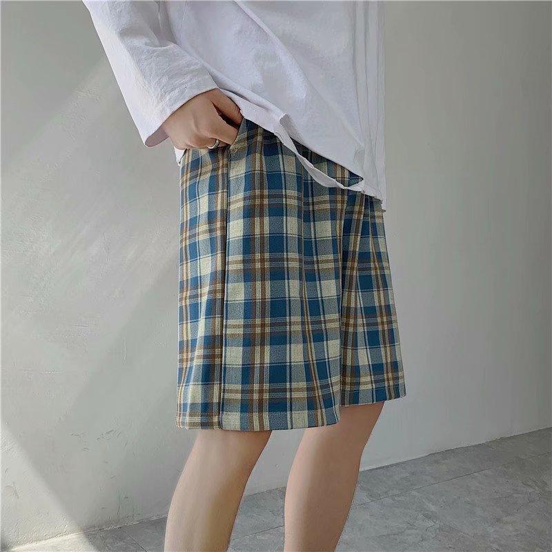 Quần Short Nam Sọc Ca Rô Năng Động