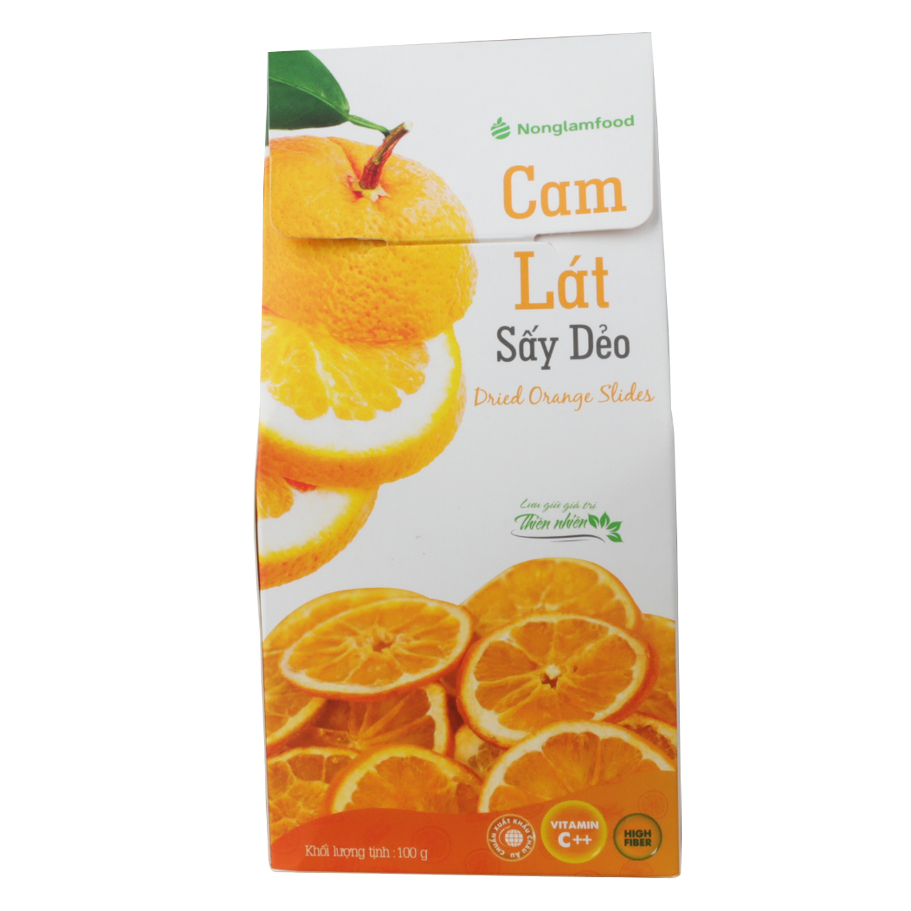 Combo 10 hộp Cam úc sấy dẻo Nonglamfood  hộp 100g  | Healthy Snack  | Ăn vặt tốt cho sức khỏe | Trái cây sấy dẻo