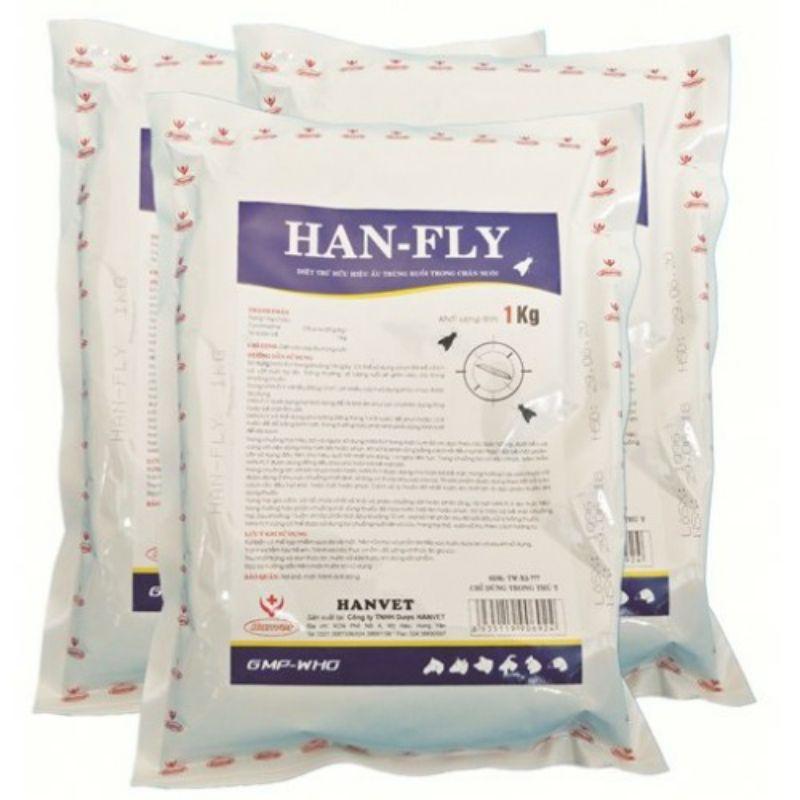 1 kg hanfly của hanvet d.iệt sạch ruồi và ấu.trùng ruồi gây hại