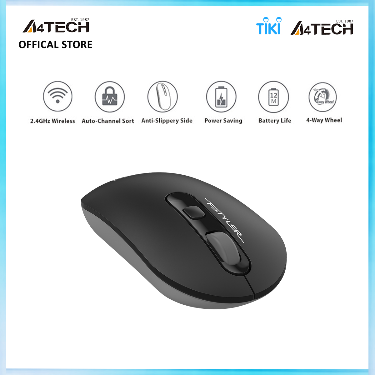 Chuột vi tính FG20 Wireless A4tech - Hàng chính hãng