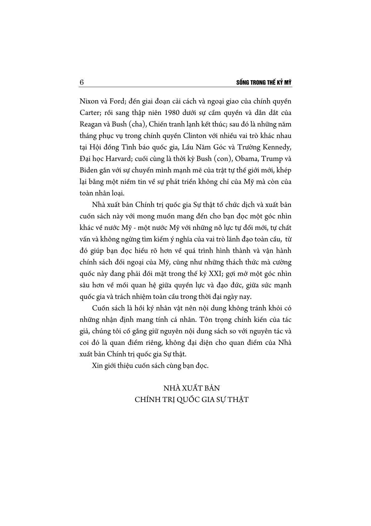 Sống trong thế kỷ Mỹ (Sách tham khảo)