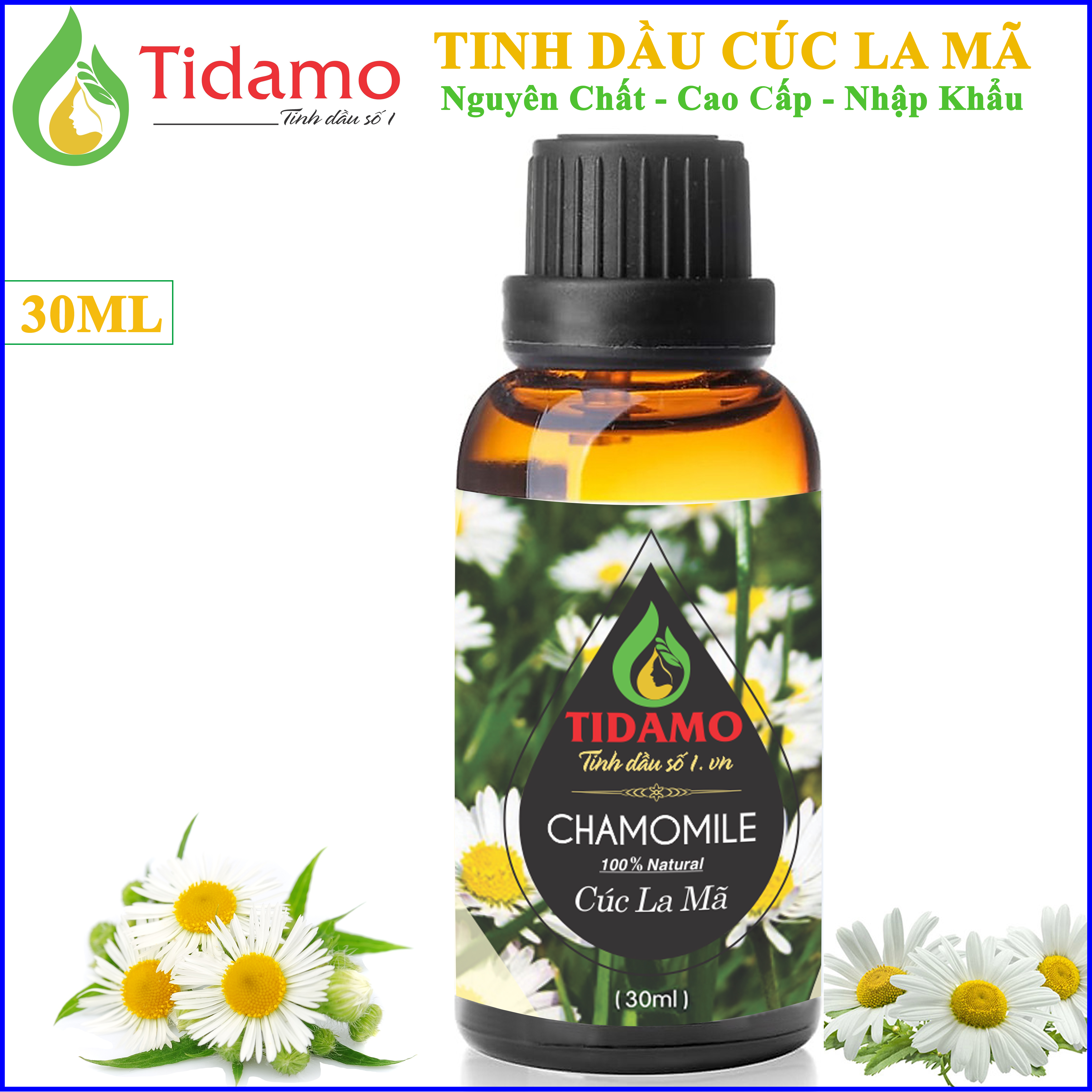 Tinh Dầu Hoa Cúc La Mã Cao Cấp Nhập Khẩu 30ml - Tinh Dầu Xông Phòng Có Kiểm Nghiệm Chất Lượng Giúp Bảo Vệ Sức Khỏe, Làm Đẹp Và Thư Giãn Tinh Thần