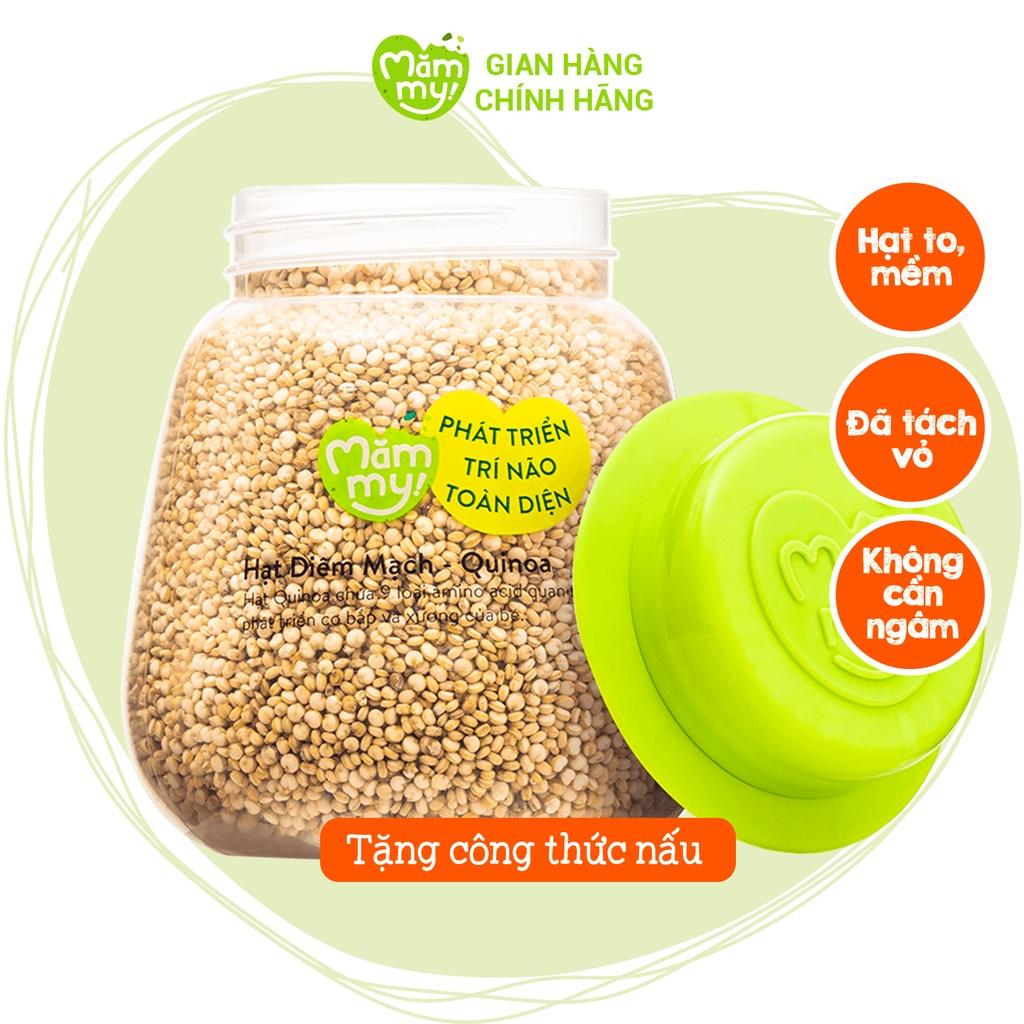 Hạt Diêm Mạch cho bé ăn dặm hữu cơ MĂMMY Loại 1 - Hạt Quinoa hũ 110g