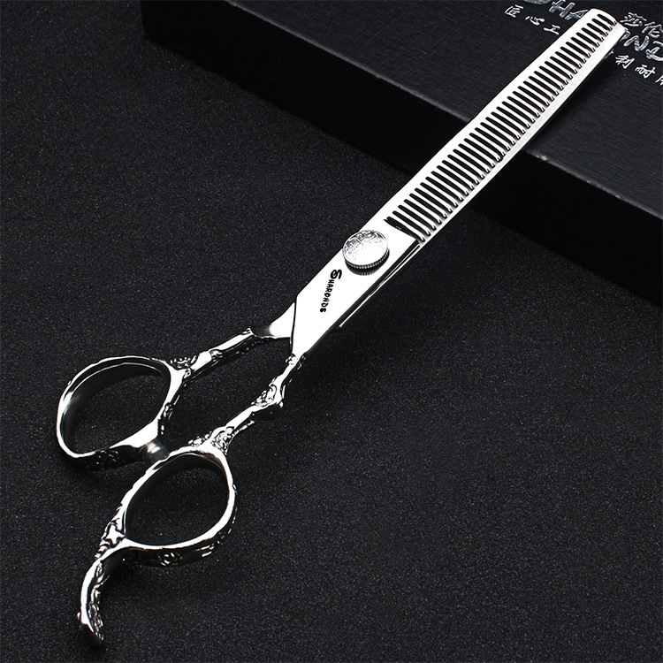 Kéo Cắt Tóc 7 inch Cao Cấp Sha ronds- Kéo cắt tỉa tóc 7 inch dùng cho Salon ( 1 Bộ ) Bao gồm bao da
