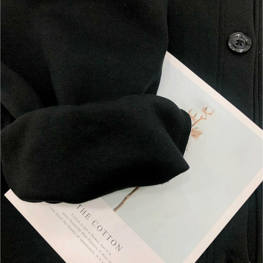 Áo Khoác Nỉ Bông CARDIGAN CUBE Form Rộng Ulzzang