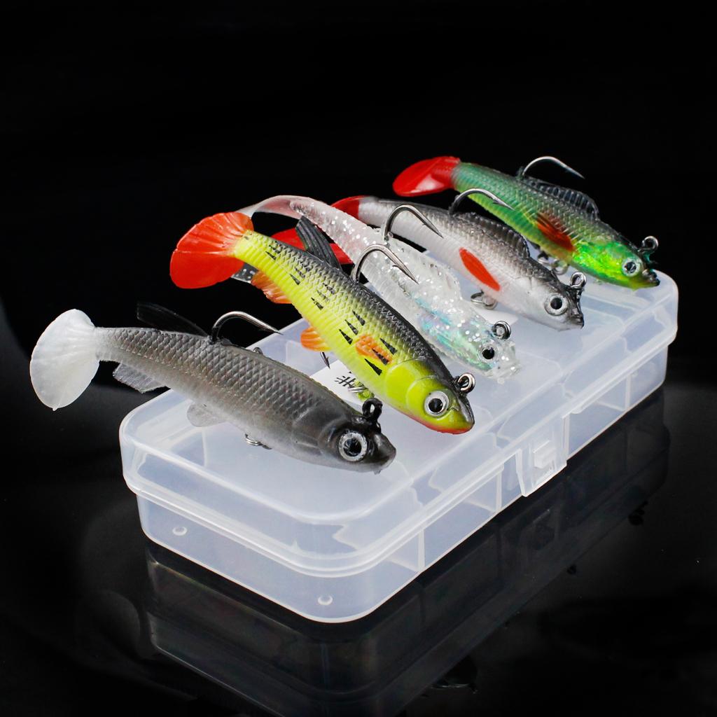 5x Lifelike Fishing Lures Artificial Floating Baits Freshwater Saltwater