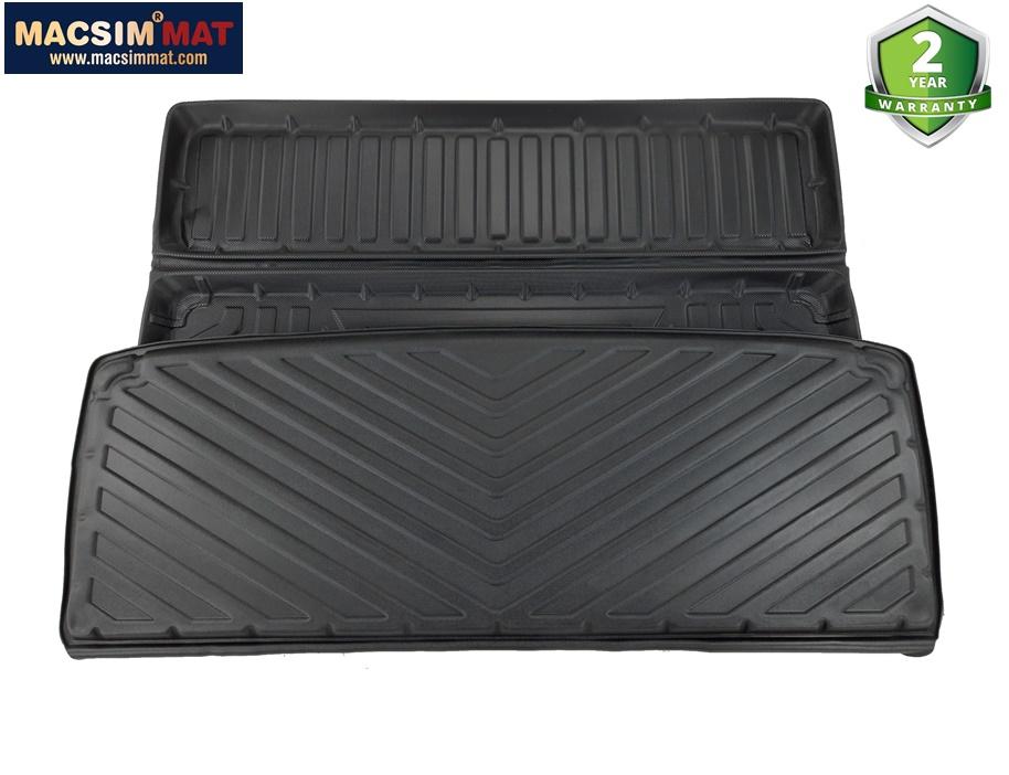 Thảm lót cốp Mercedes GLS 2015 - nay nhãn hiệu Macsim chất liệu TPV cao cấp màu đen