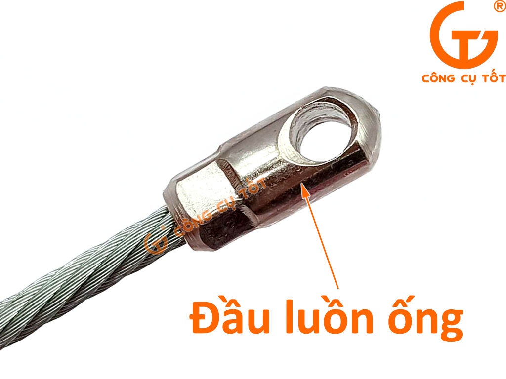 Dây mồi bện 3 lõi cáp Ø6mm cực khỏe vằn đỏ đen dài 10m