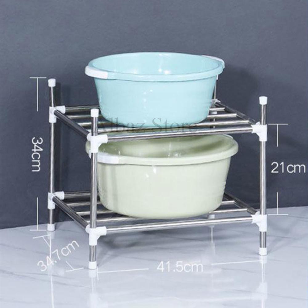 Nhà Bếp Nhà Tổ Chức Giá Đỡ Tầng Nồi Giá Đỡ Chậu Rửa Lưu Trữ Giá Đỡ Lưu Vực Giá Treo Đồ Dùng Nhà Bếp Lưu Trữ Giá Đỡ Phụ Kiện Kệ