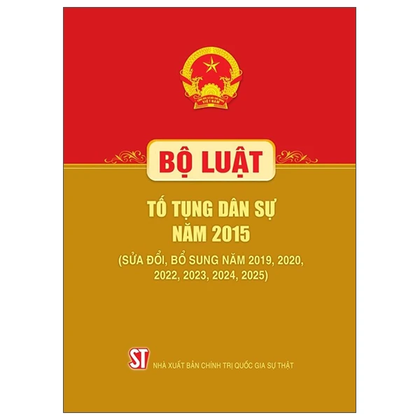 Bộ Luật Tố Tụng Dân Sự Năm 2015 (Sửa Đổi, Bổ Sung Năm 2019, 2020, 2022, 2023, 2024, 2025)