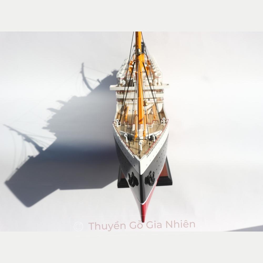 Mô Hình Thuyền Gỗ Trang Trí Phong Thủy Dạng Thuyền Du Lịch EMPRESS OF IRELAND Chính Hãng, Hàng Xuất Khẩu Chất Lượng Cao