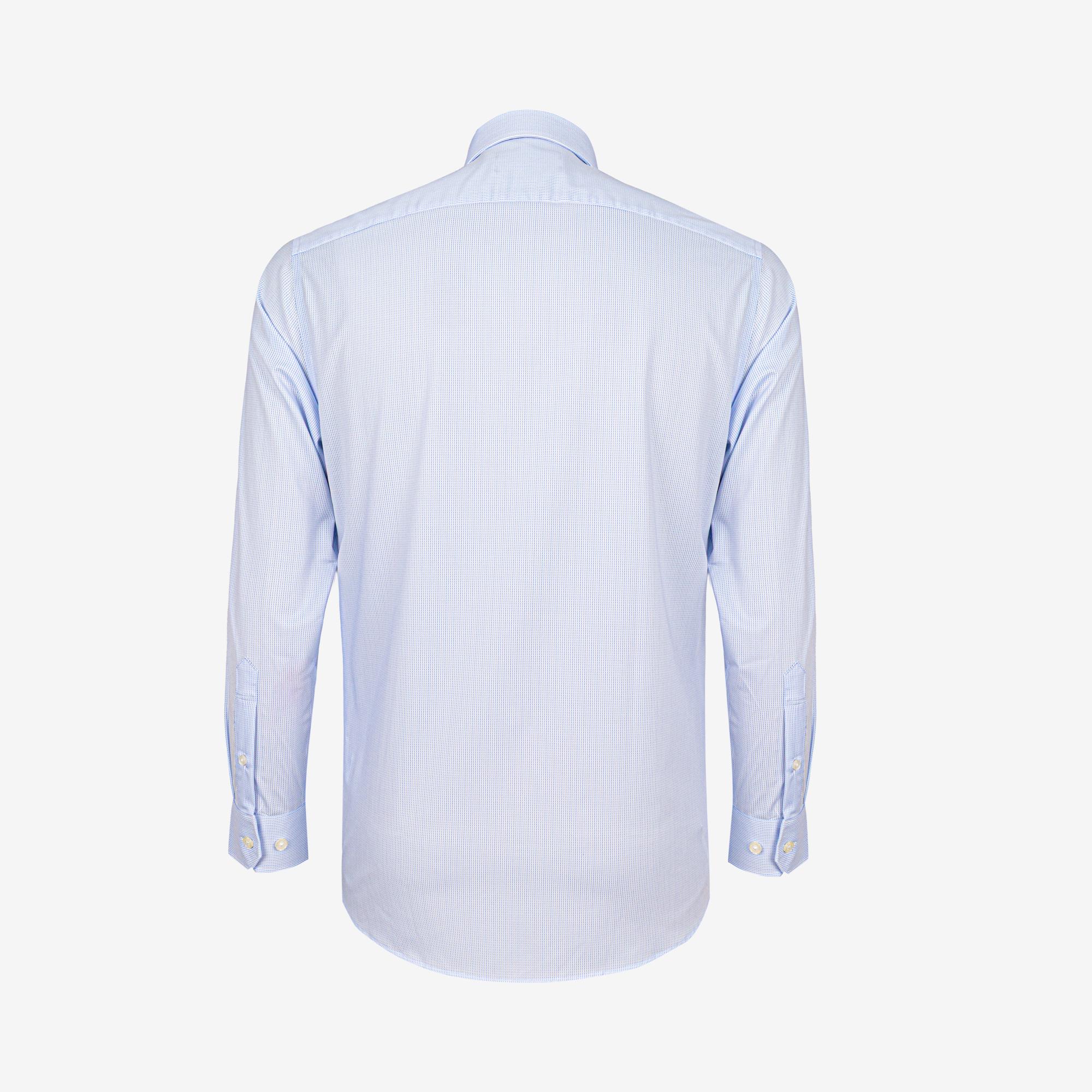 Áo sơ mi nam KHATOCO Tailor Fit dài tay A1MD568T1-CNSC824-2709-D