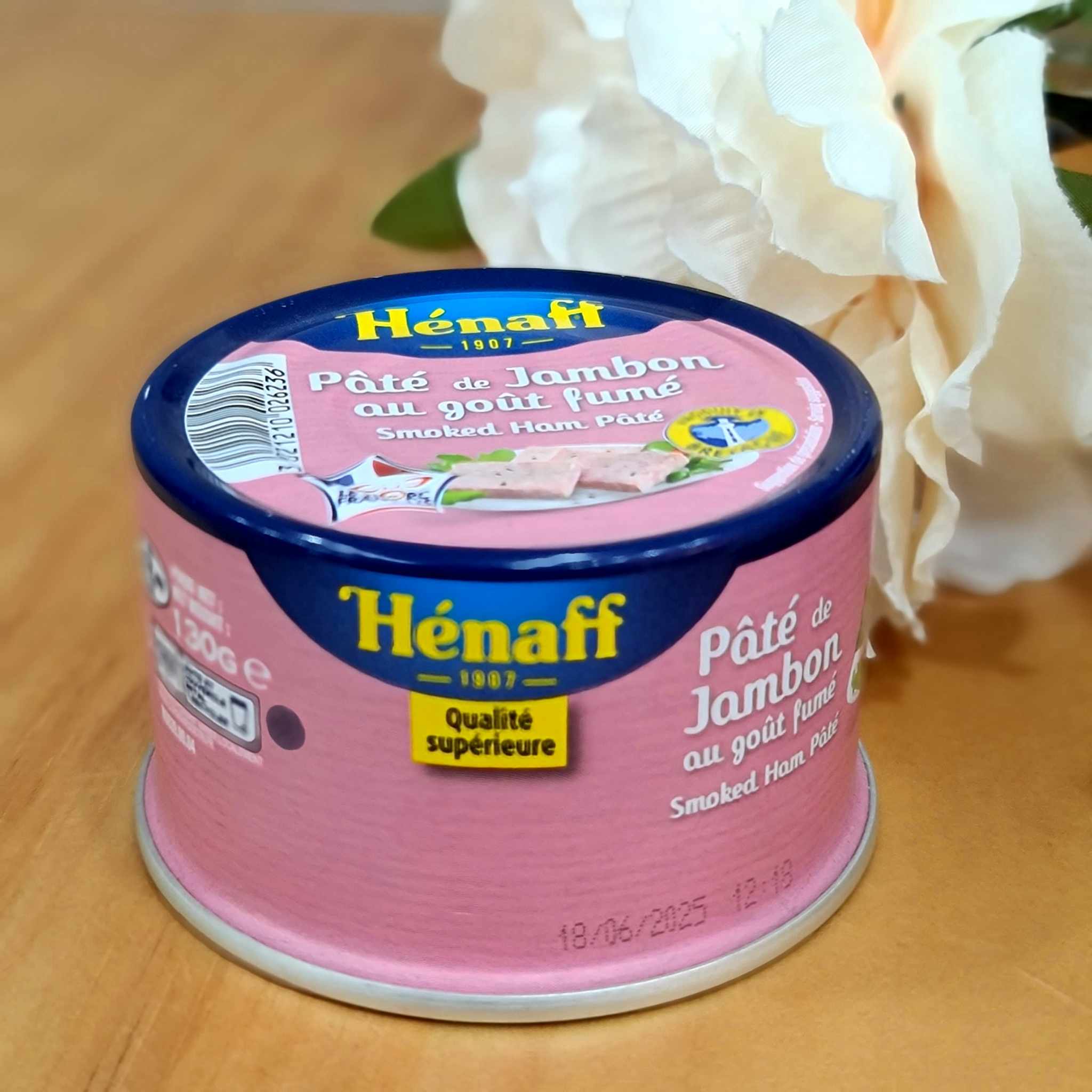 Thịt hộp vị xông khói Henaff 130g - Henaff smoked ham pate 130g