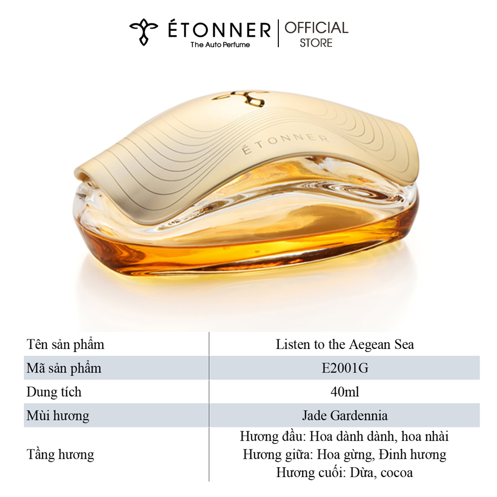 Nước Hoa Ô Tô Xe Hơi Chính Hãng Cao Cấp Nhập Khẩu ETONNER Khử Mùi Ô Tô E2001G
