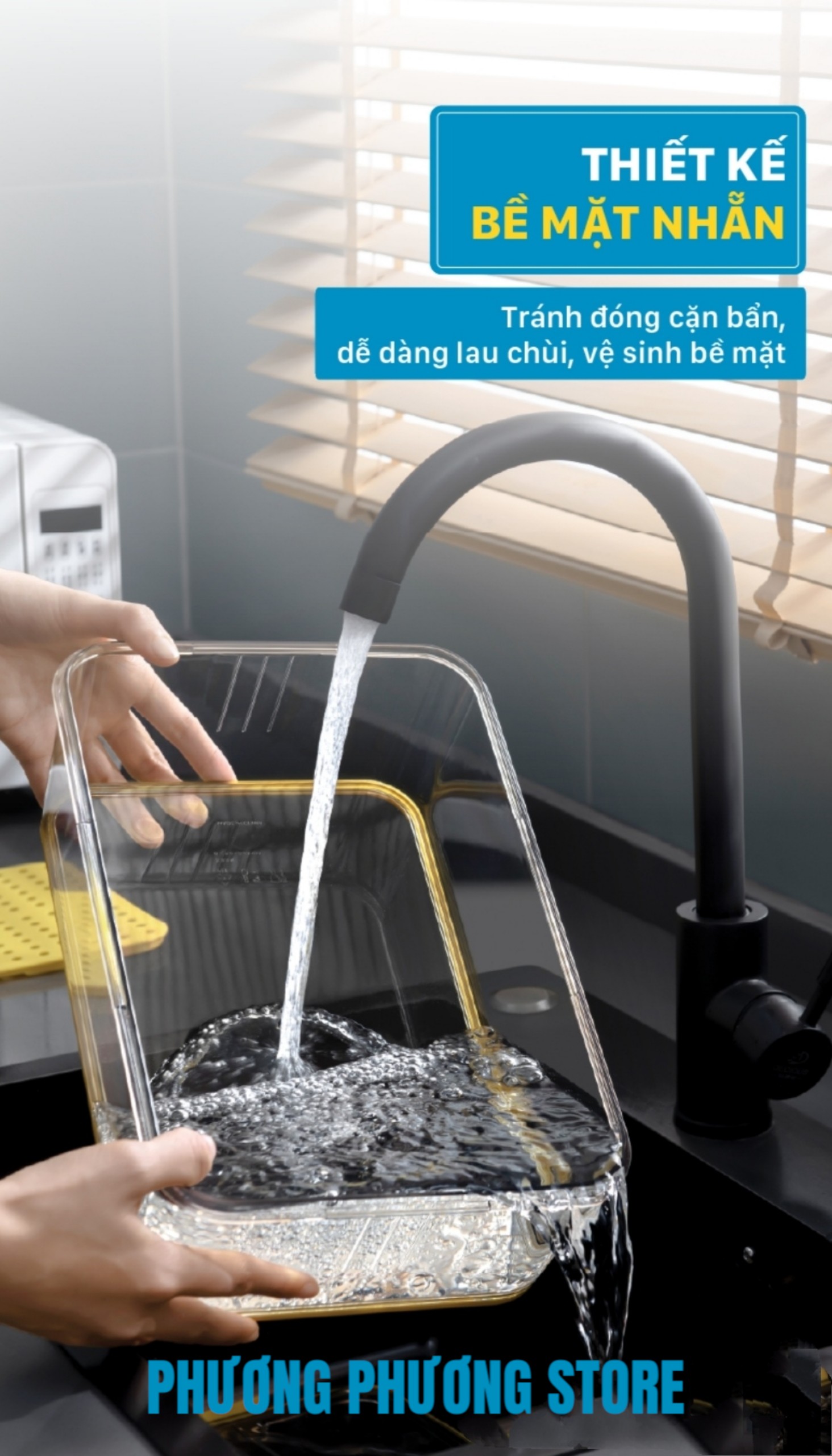 Hộp nhựa đựng thực phẩm HoKoRi trong suốt nắp đậy có gioong silicon có khay lót đáy giúp ráo nước, chất liệu cao cấp, an toàn cho sức khỏe