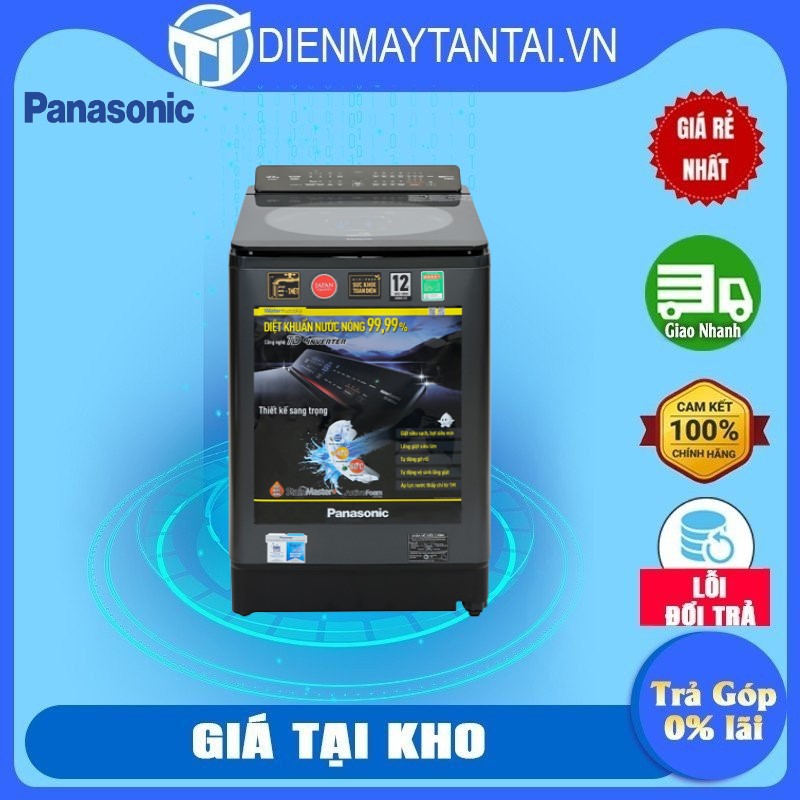 Hình ảnh [CHỈ GIAO TẠI HCM] Máy giặt cửa trên Panasonic Inverter 12.5 Kg NA-FD125V1BV - Hàng chính hãng