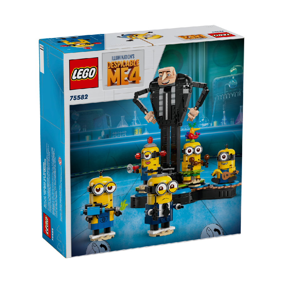 Đồ Chơi Lắp Ráp Bữa Tiệc Bất Ngờ Của Gru Và Minions LEGO MINIONS 75582 (839 chi tiết)