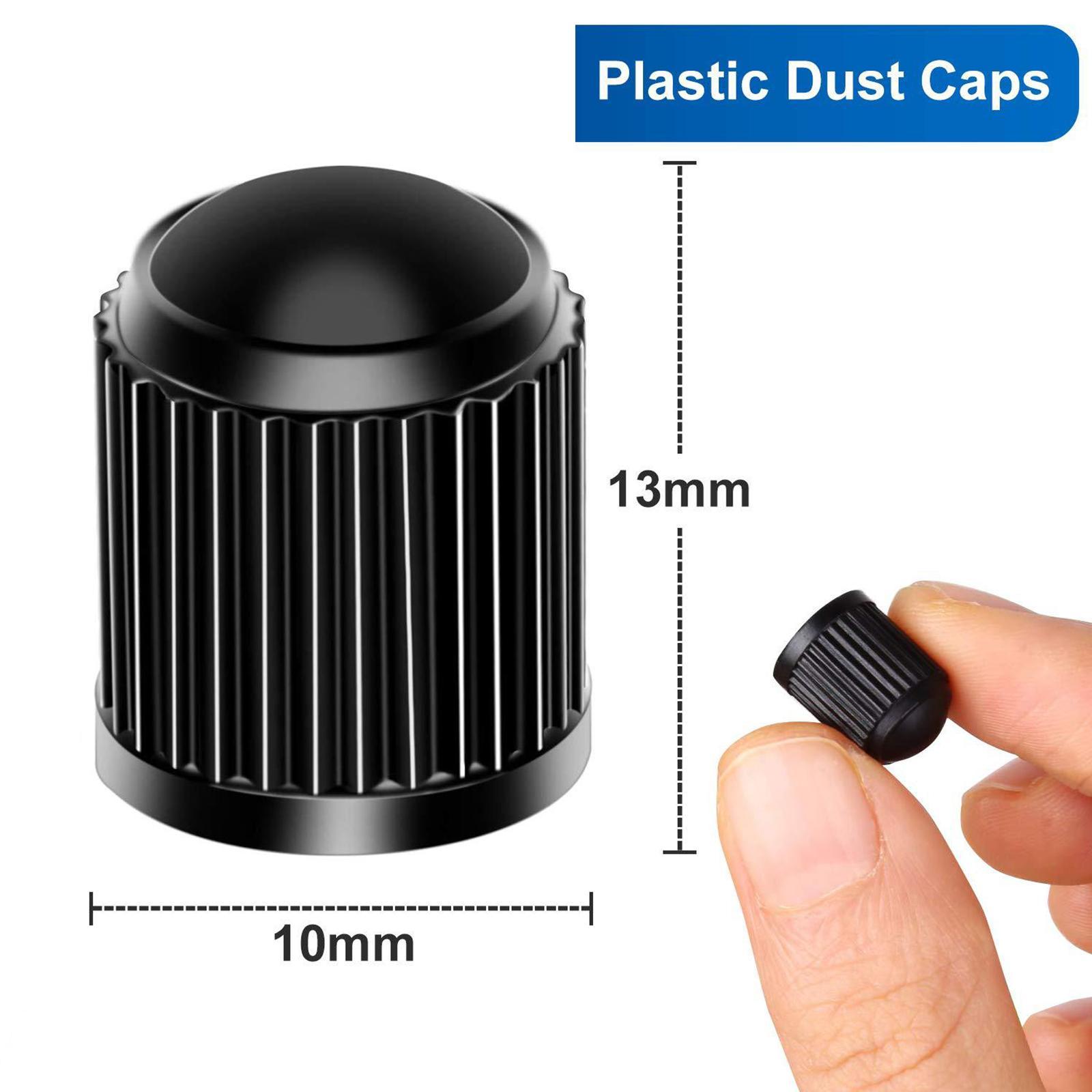 25 Pieces Car Tire Valve Stem Caps with Rubber  Decoration Tire Cap for Car