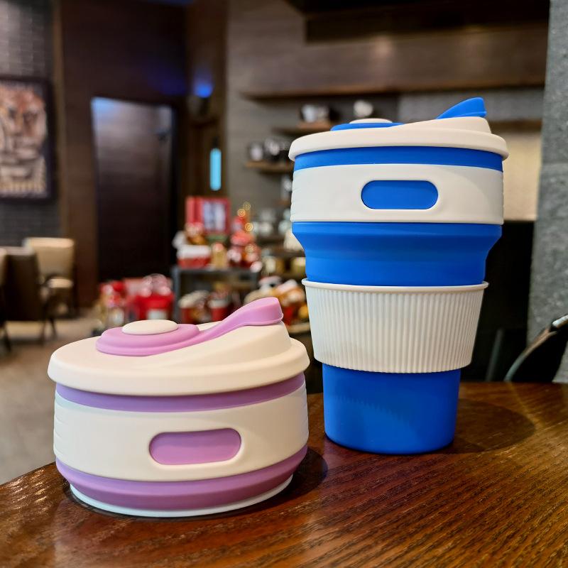 Cốc Gấp ANAEAT Bằng Silicone Tiện Dụng Đa Năng 350ml