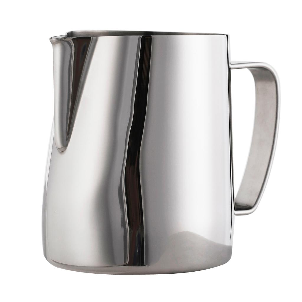 Thép Không Gỉ Cà Phê Sữa Bọt Latte Jug Bình 600ml