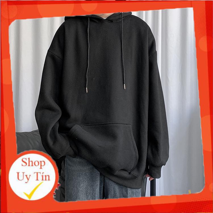 Áo nỉ Hoodie trơn unisex 5 màu