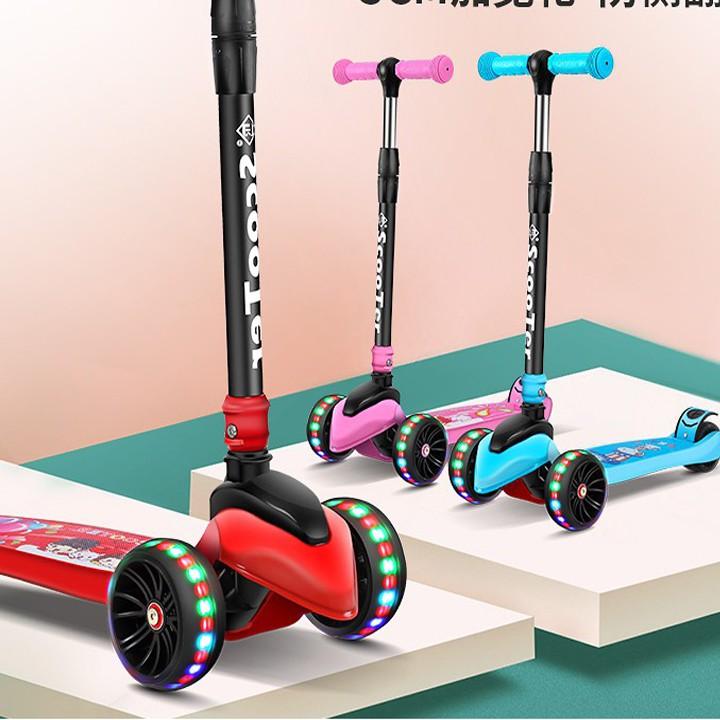 Xe trượt Scooter FBL 808 3 bánh siêu chắc khỏe phát sáng size đại cho bé