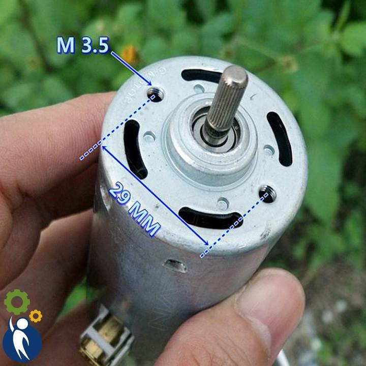 Motor 795 12-24V 7800-16000rpm 2 Vòng Bi Chổi Than Rời