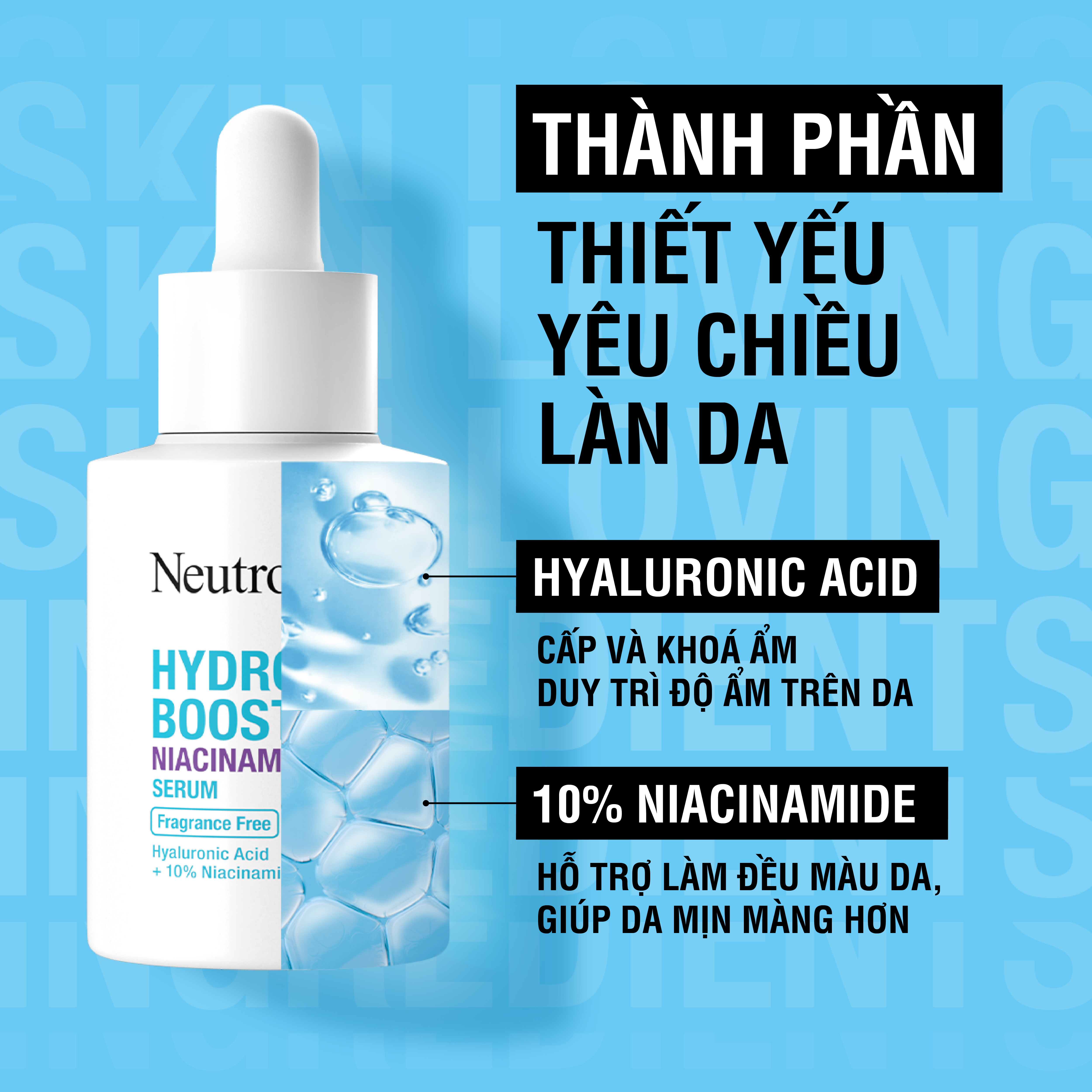 Tinh Chất Dưỡng Ẩm Neutrogena Hydroboost Niacinamide Serum 30ml