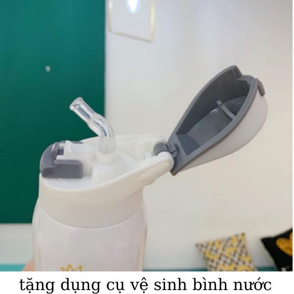 Bình giữ nhiệt INOX 304 dung tích 500ml có ông hút có dây