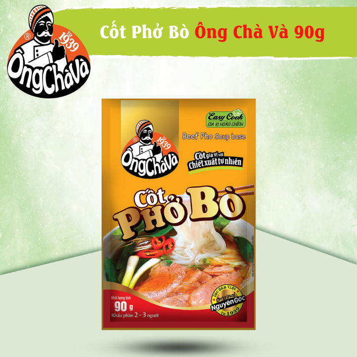 Cốt Phở Bò Ông Chà Và 90g (Beef Pho Soup Base)