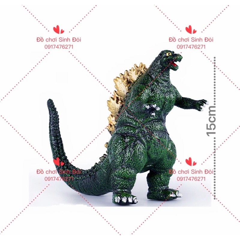 Đồ chơi khổng Long godzilla - màu xanh lá