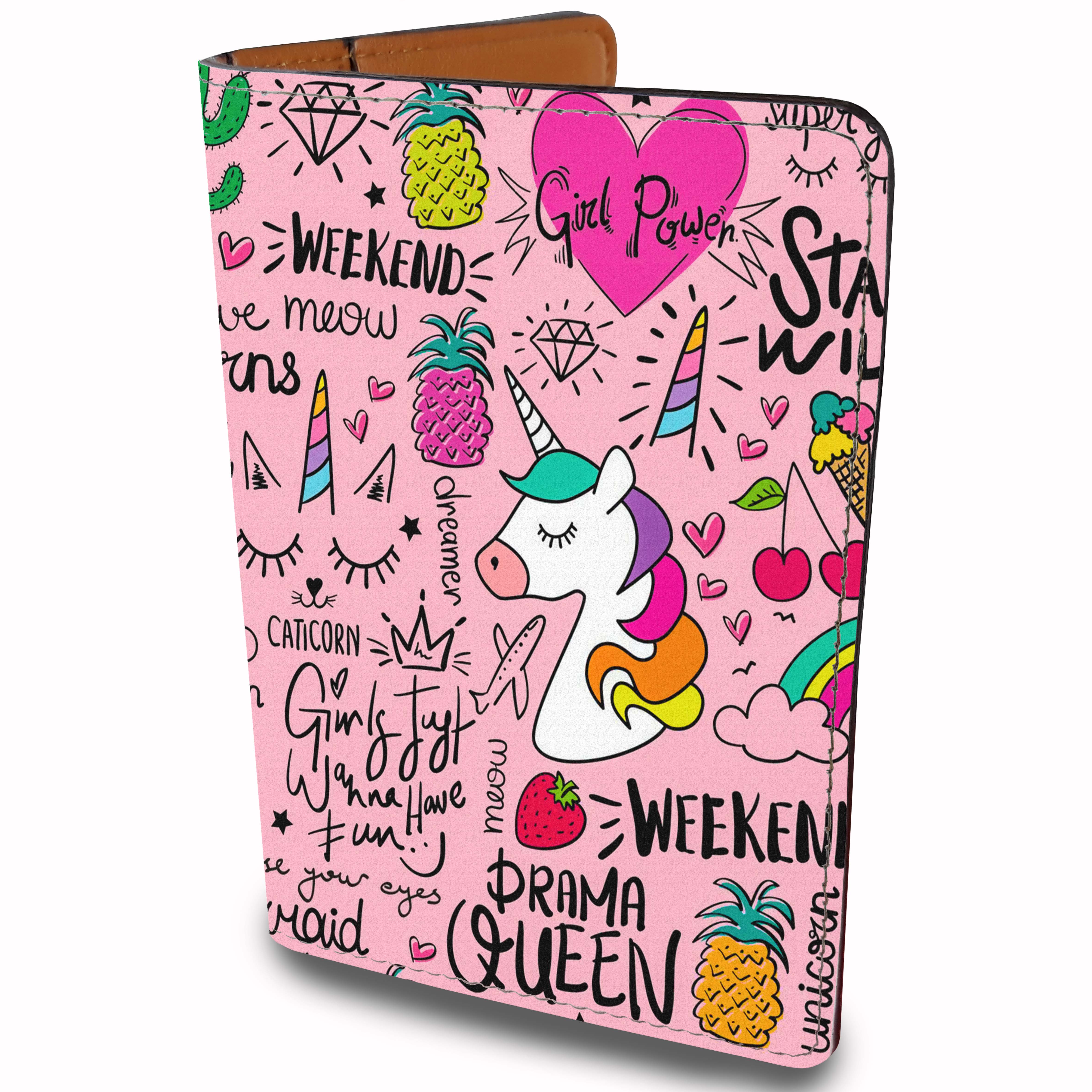 Bao Da Hộ Chiếu Và Phụ Kiện KỲ LÂN MỘT SỪNG SIÊU CUTE - Passport Cover Holder UNICORN - Ví Đựng Passport Du Lịch STormbreaker Xinh Xắn - Trẻ Trung - Đa Năng - LT019