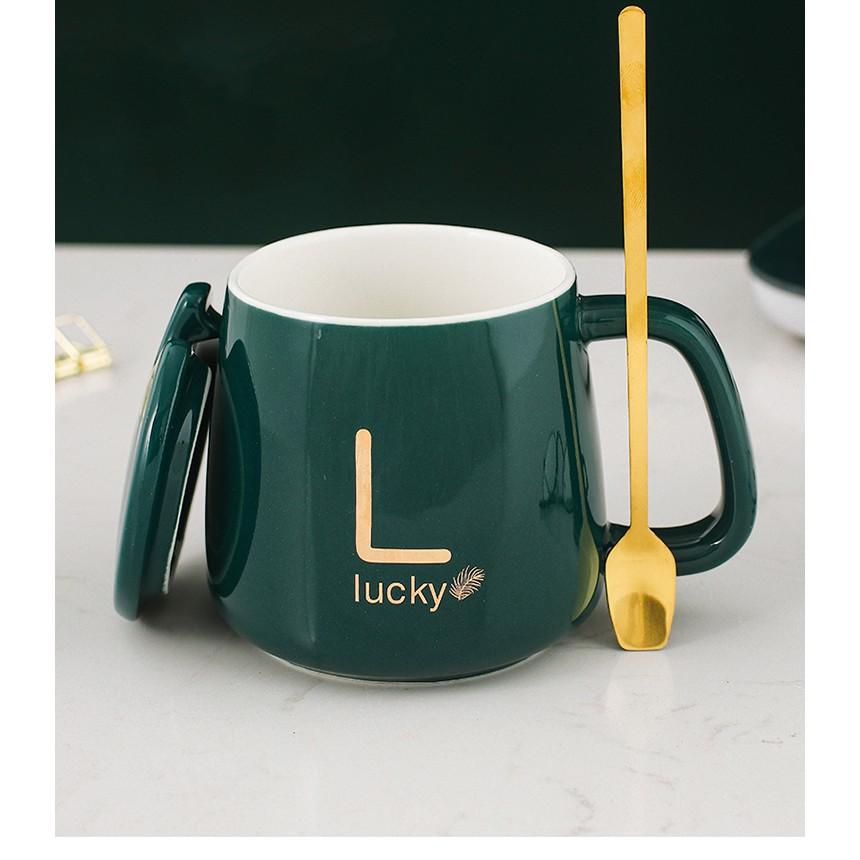 Cốc Hâm Nóng đồ uống kèm đế điện, Bộ ly sứ kèm đế điện hâm nóng trà, cafe, hâm sữa + Tặng kèm thìa vàng, hộp sang trọng