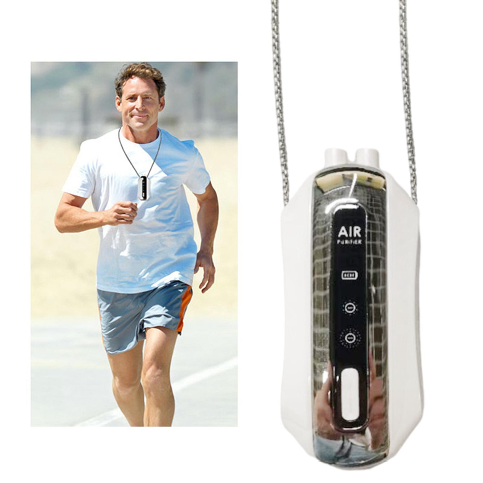Neck Hanging Air Cleaner  Generator Necklace Wearable for Home