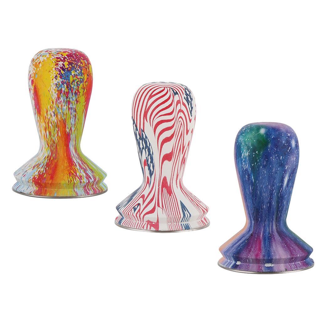 Stainless Steel Coffee Tamper Machine Espresso Press Flat Base