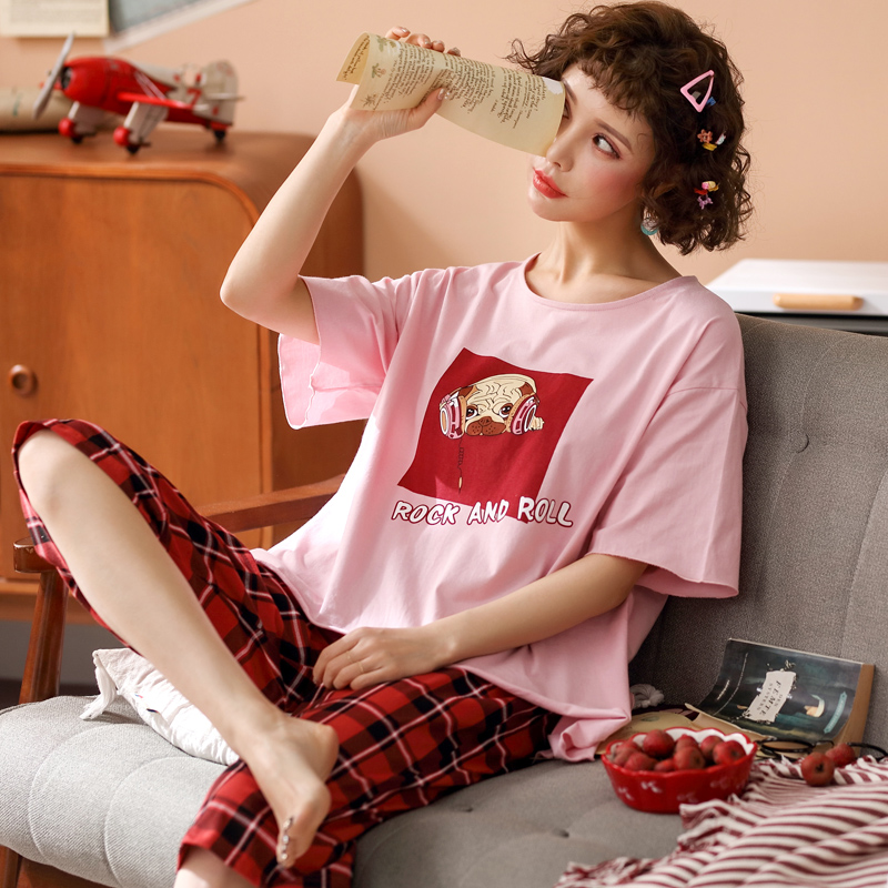 Đồ mặc nhà cotton quần lửng 6622